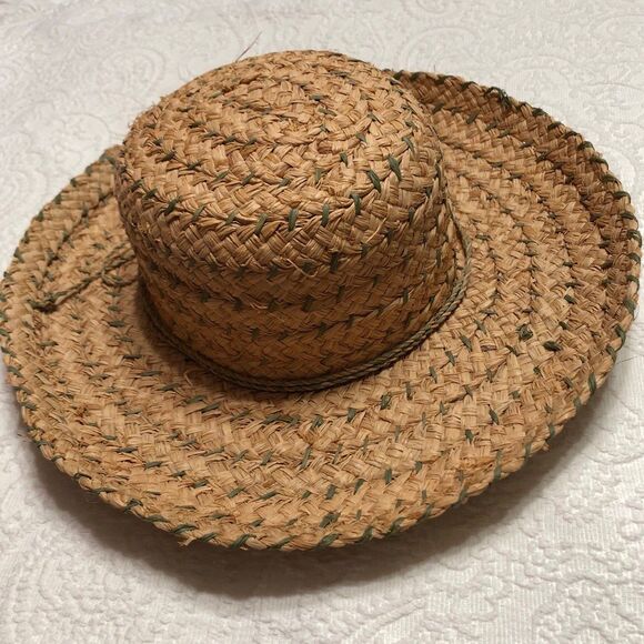 Panama Jack Straw Hat Beach Hat Casual Straw Hat - Picture 2 of 11